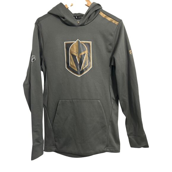 NHL Pro Authentic Other - NHL Pro Vegas Golden Knights Mens Fleece Lined Hoodie Sweatshirt Small Gray